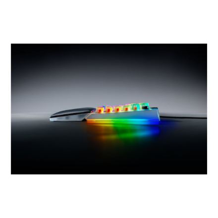 Razer Hot-swappable Mechanical Gaming Keyboard | BlackWidow V4 75% | Gaming Keyboard | Wired | US | Razer Mechanical Switches (Tactile) | Phantom White Edition