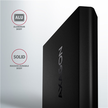 AXAGON External USB-C 10Gbps metal box for M.2 NVMe SSD disks | EEM2-UB2