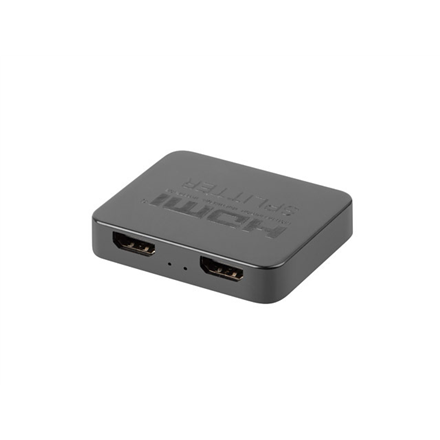 Lanberg Splitter video HDMI to 2X HDMI 4K, USB-C Port, Black | SPV-HDMI-1002
