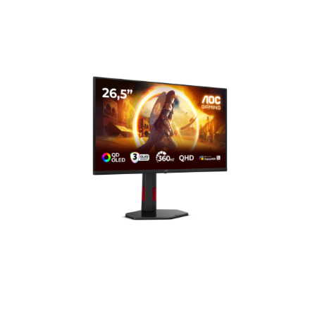 AOC Q27G4SDR | 27 " | QD-OLED | QHD | 16:9 | 360 Hz | 0.03 ms | 2560 x 1440 pixels | 1000 cd/m² | HDMI ports quantity 2 | Black