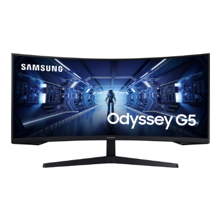 Samsung | Curved Monitor | LC34G55TWWPXEN | 34 " | VA | UWQHD | 21:9 | 165 Hz | 1 ms | 3440 x 1440 | 250 cd/m² | HDMI ports quantity 1 | Black | Warranty 24 month(s)