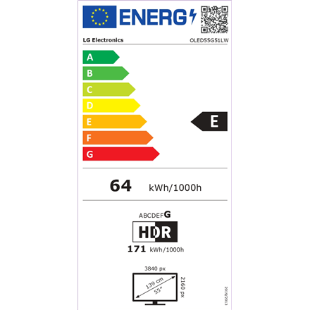 LG OLED55G51LW | 55 | Smart TV | webOS 25 | UHD
