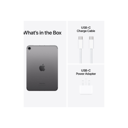 Apple iPad Mini (A17 Pro) | 8.3 " | Space Gray | Liquid Retina | 2266 x 1488 pixels | 128 GB | Wi-Fi | Front camera | 12 MP | Rear camera | 12 MP | Bluetooth | 5.3 | iPadOS
