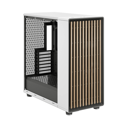 Fractal Design Computer Case | North XL | Chalk White TG Clear | ATX