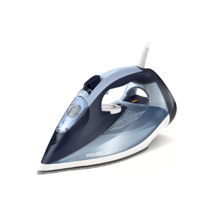 Philips Steam Iron | DST7020/20 | Steam Iron | 2800 W | Water tank capacity 300 ml | Continuous steam 50 g/min | Steam boost performance 250 g/min | Blue