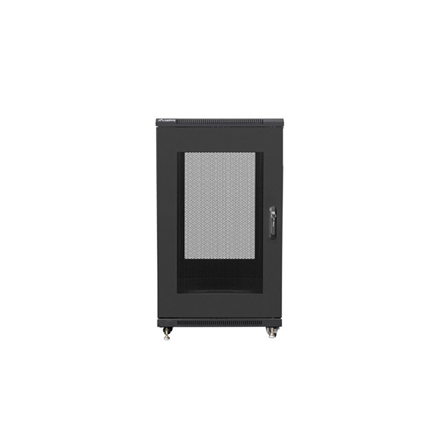 Lanberg | Rack cabinet 19" free-standing 22U/600x800 (flat pack) with mesh door | FF01-6822-23B | Black