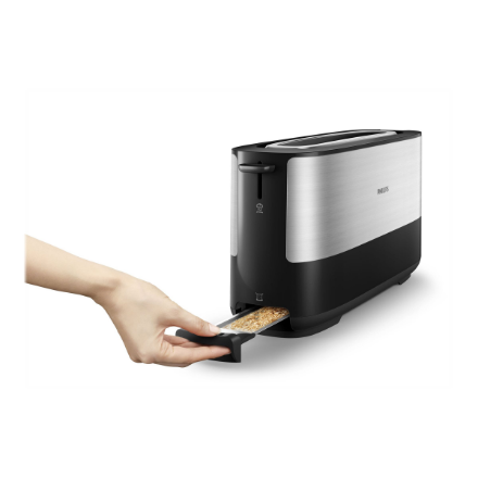 Philips | Toaster | HD2692/90 Viva Collection | Power 950 W | Number of slots 2 | Housing material  Metal/Plastic | Black
