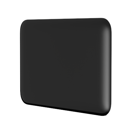 Mill Invisible Smart WiFi Panel Heater | PA700WIFI4B | Panel Heater | 700 W | Suitable for rooms up to 9-12 m² | Black | IPX4
