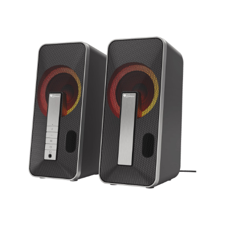 Genesis | Computer Speaker | Helium 100BT RGB | Bluetooth | Silver/Black | Gaming Speakers | Wireless connection