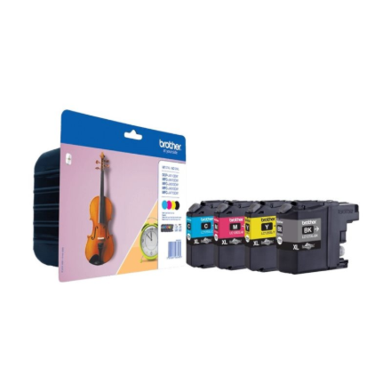 Brother LC127XLVALBP | Ink Cartridge | Black, Cyan, Magenta, Yellow