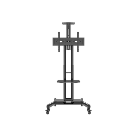 Neomounts Floor stand | NM-M1700BLACK TV trolley | Adjustable Height | 32-75 " | Maximum weight (capacity) 50 kg | Black