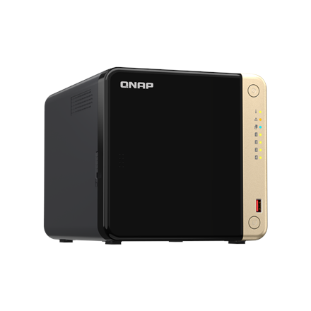 QNAP | 4-Bay desktop NAS | TS-464-8G | Intel Celeron | N5095 4-core | Processor frequency 2.9 GHz | 8 GB