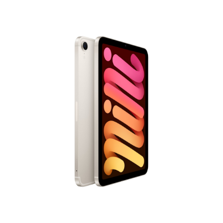 Apple | iPad mini Wi-Fi + Cellular | 8.3 " | Starlight | IPS | 2266 x 1488 pixels | Apple A17 Pro | 128 GB | 3G | 4G | 5G | Wi-Fi | Front camera | 12 MP | Rear camera | 12 MP | Bluetooth | 5.3 | iPadOS | USB-C charging cable