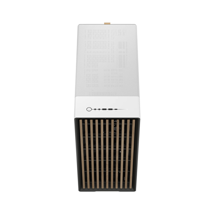 Fractal Design Computer Case | North XL | Chalk White TG Clear | ATX