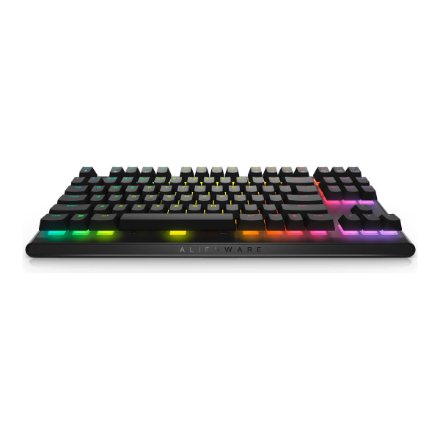 Dell Alienware Tenkeyless AW420K | Gaming Keyboard | Wired | EN | CHERRY MX Red | Dark Side of the Moon