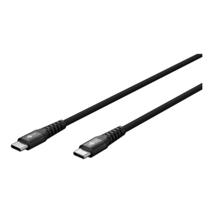 Goobay | USB-C Supersoft Textile Cable with Metal Plugs, 1 m
