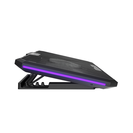 Fury Laptop Cooler Cooling Pad Fury Gunbai G3 Fans, RGB LED Light, 2 USB, 14.1-17.3"