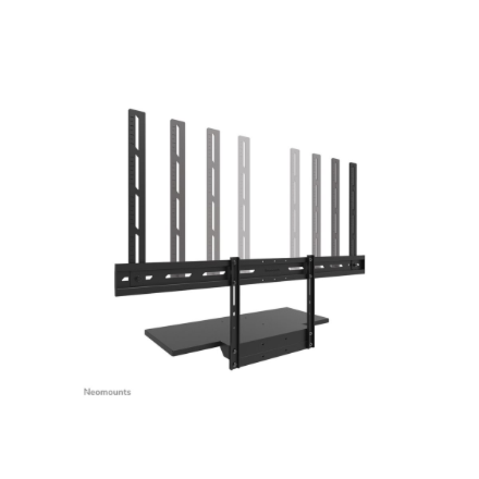 Neomounts Floor stand | AV40-500BL Keyboard Shelf Kit | Height adjustment | 43-110 " | Maximum weight (capacity) 2.5 kg | Black