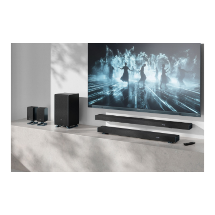 Sharp | 2.0.2 Wireless Rear Surround Speakers | HT-SPR52021(BK)