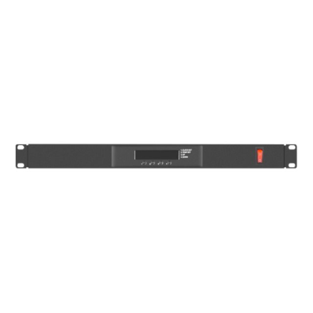 Lanberg 19" fan unit/ventilation panel with LCD 2 fans + thermostat 230V | AK-1502-B | Black