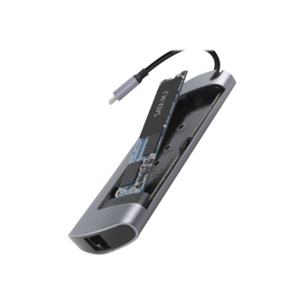 AXAGON SuperSpeed USB-C Combo 6in1 Hub | HMC-6M2