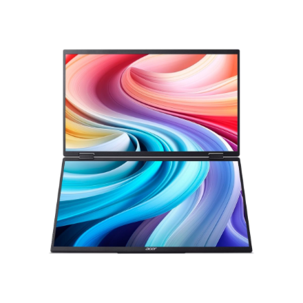 Acer | PD163QBMIUUX PD3 Series | 16 " | IPS | 16:9 | 60 Hz | 8 ms | 2x1920 x 1080 pixels | 250 cd/m² | HDMI ports quantity 1 | Black