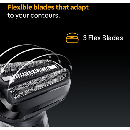 Braun Shaver | 52-N1200s Series 5 | Operating time (max) 50 min | Wet & Dry | Lithium Ion | Black