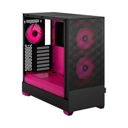 Fractal Design | Pop Air RGB | Side window | Magenta Core TG Clear Tint | ATX, mATX, Mini ITX | ATX