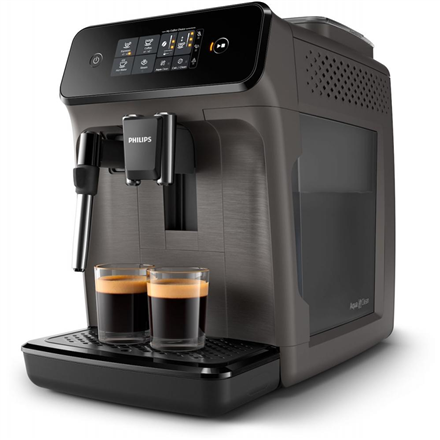 Philips | Espresso Coffee maker Series 1200 | EP1224/00 | Pump pressure 15 bar | Built-in milk frother | Fully automatic | 1500 W | Light Gray