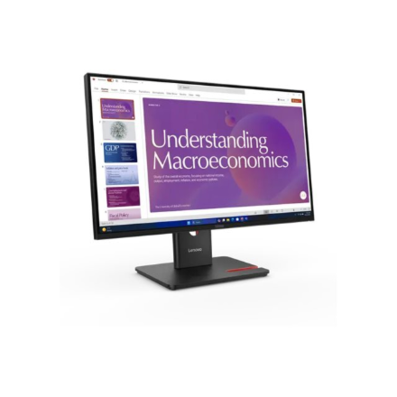 Lenovo | ThinkVision T24D-40 | 23.8 " | IPS | 16:9 | 120 Hz | 4 ms | 1920 x 1080 pixels | 250 cd/m² | HDMI ports quantity 1 | Eclipse Black | Warranty 36 month(s)