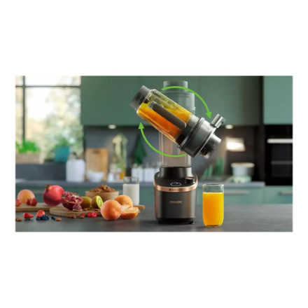 Philips | High Speed Blender with Juicing Function | HR3770/00 Flip&Juice | Tabletop | 1500 W | Jar material Tritan | Jar capacity 2 L | Ice crushing | Black