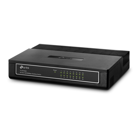 TP-LINK | Switch | TL-SF1016D | Desktop | 10/100 Mbps (RJ-45) ports quantity 16 | Power supply type External