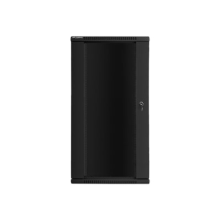 Lanberg | Rack cabinet 19" wall-mount 27U/600x600 (flat pack) | WF01-6627-10B | Black