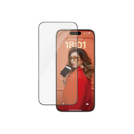 PanzerGlass | Screen protector | Apple | iPhone 15 Pro | Glass | Clear | Easy installation; Fingerprint resistant; Anti-yellowing | Ultra-Wide Fit