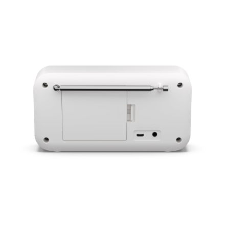 Sharp DR-P420(WH) Tokyo Portable Digital Radio, FM/DAB/DAB+, Bluetooth 5.0, USB or Battery Powered, Snowy White | Sharp | Tokyo Portable Digital Radio | DR-P420(WH) | Bluetooth | White