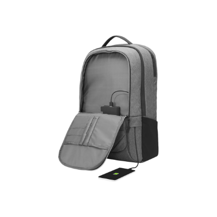 Lenovo | Business Casual 17-inch Backpack (Water-repellent fabric) | Essential | Fits up to size 17 " | Backpack | Charcoal Grey | Waterproof
