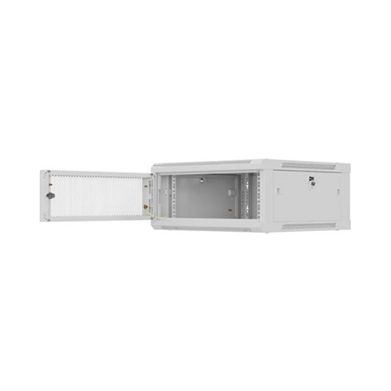 Lanberg Wall mounted installation cabinet 19" 4U 600X600 | WF01-6604-23S | Grey
