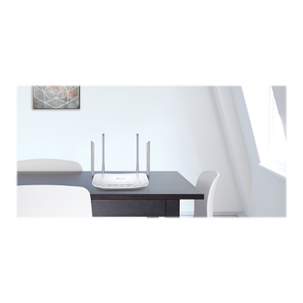 Router | Archer C50 | 802.11ac | 300+867 Mbit/s | 10/100 Mbit/s | Ethernet LAN (RJ-45) ports 4 | Mesh Support No | MU-MiMO No | No mobile broadband | Antenna type 2xExternal