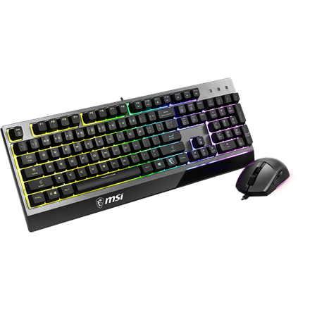 MSI | Vigor GK30 COMBO | Keyboard and Mouse Set | Wired | RGB LED light | US