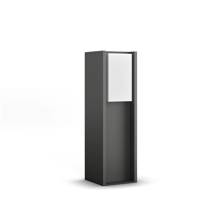 Philips Hue Turaco Outdoor Pedestal Lantern | E27 | 9 W | Warm white