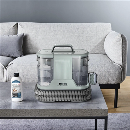 TEFAL Carpet and Upholstery Cleaner | IZ3020F0 Clean it Compact | Corded operating | Washing function | 400 W | Operating radius 5.65 m | 220-240 V | Eucalyptus