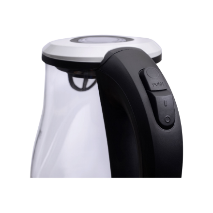 Camry | Kettle | CR 1251 | Standard | 2000 W | 1.7 L | Glass | 360° rotational base | Glass/Black