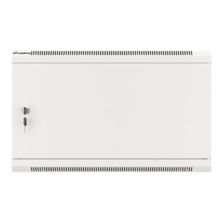 Lanberg | Rack cabinet 19" wall-mount 6U/600x450 for self-assembly with metal door (flat pack) | WF01-6406-00S | Grey
