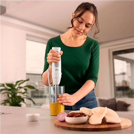 Braun | Hand Blender | MQ50001MWH | Hand Blender | 1000 W | Number of speeds 21 | White