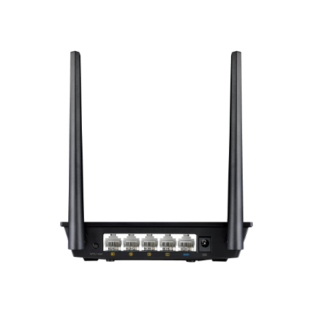Router | RT-N12E | 802.11n | 300 Mbit/s | 10/100 Mbit/s | Ethernet LAN (RJ-45) ports 4 | Mesh Support No | MU-MiMO No | No mobile broadband | Antenna type 2xExternal 5dBi | No USB | 36 month(s)
