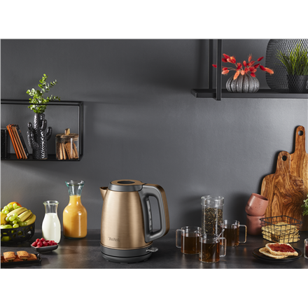 TEFAL Coppertinto Kettle | KI280G10 | Electric | 2400 W | 1.7 L | Stainless steel | 360° rotational base | Copper/Black