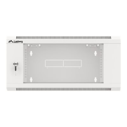 Lanberg | Rack cabinet 19" wall-mounted 4U 600 fast assembly (flat pack) | WFFA-5604-10S | Grey