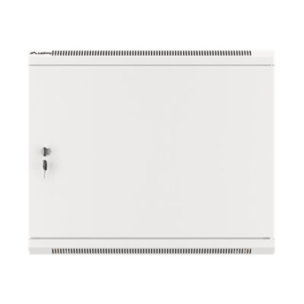 Lanberg | Rack cabinet 19" wall-mount 9U/600x600 (flat pack) for self-assembly with metal door | WF01-6609-00S | Grey
