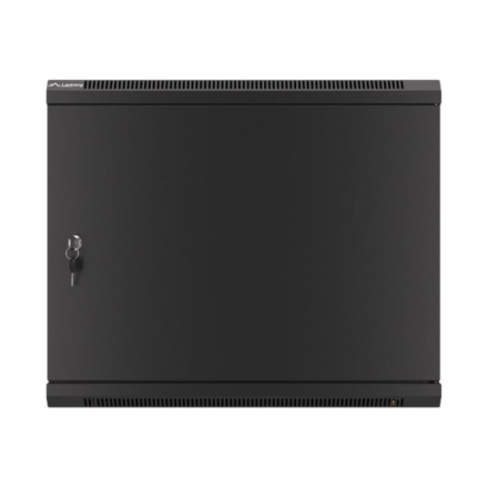 Lanberg | Rack cabinet 19" wall-mount 9U/600x450 for self-assembly with metal door (flat pack) | WF01-6409-00B | Black