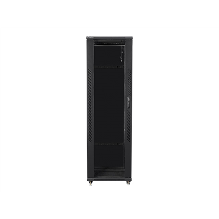 Lanberg | Rack cabinet 19" free-standing 42U/600x800 (flat pack) | FF01-6842-12B | Black